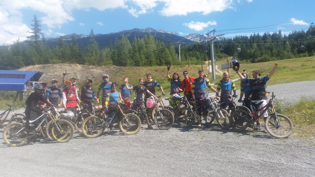 Everyone passes IDP Level 1 and smiles all round in the bike park