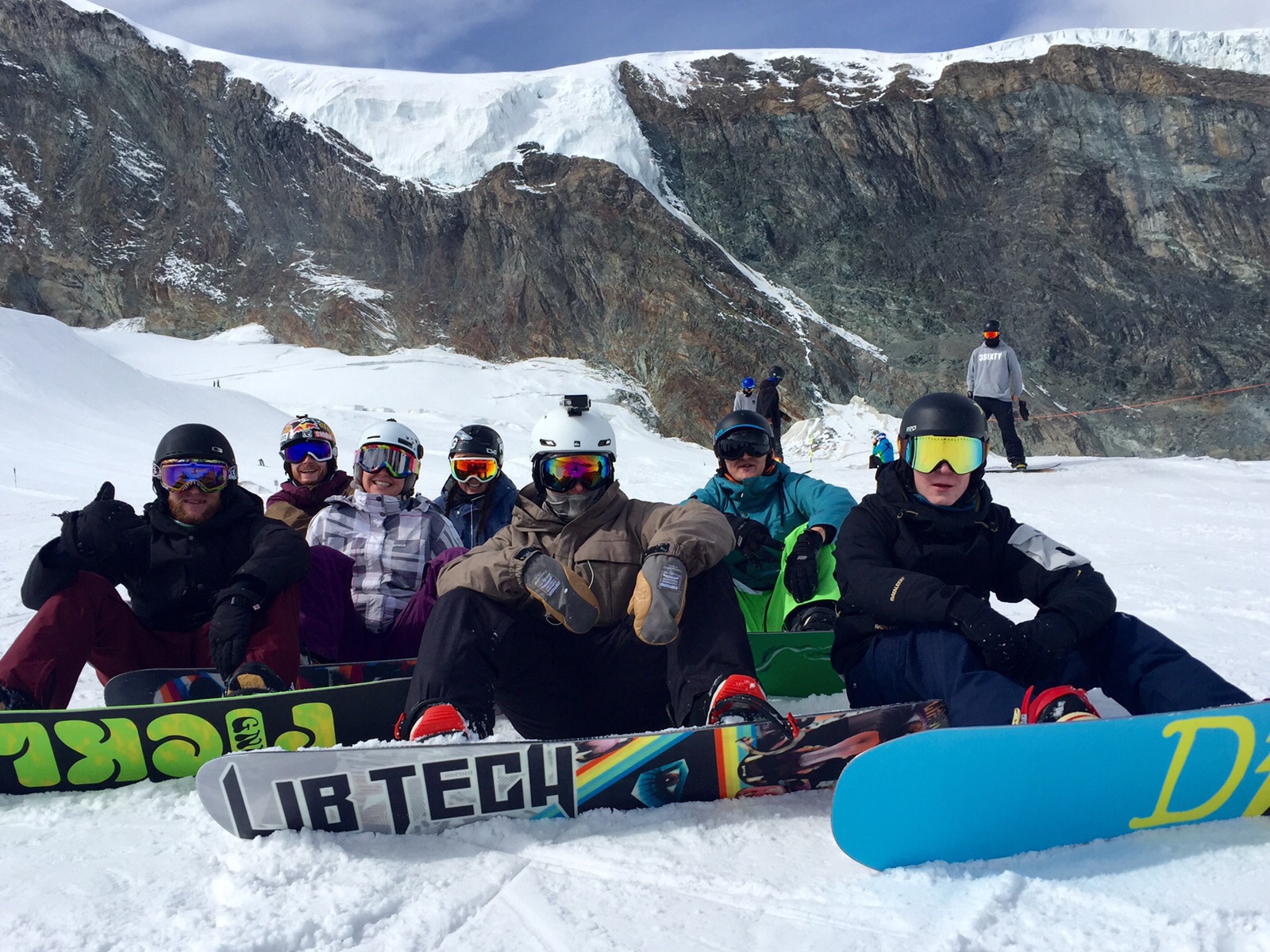 Saas Fee 10 Week Ski & Snowboard Instructor Course 2015: Glacier life at 3,500m
