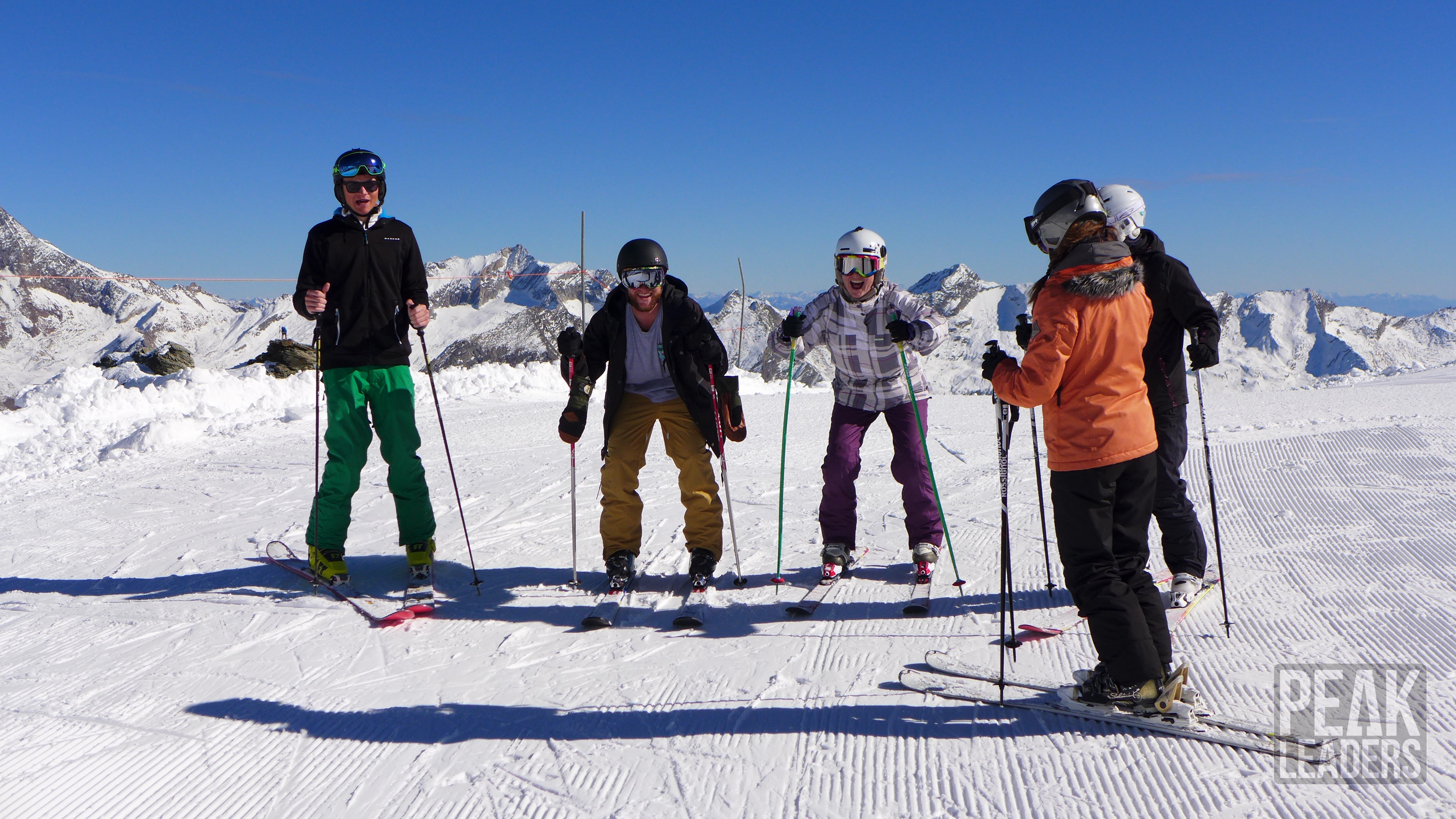 learning to become a ski instructor
