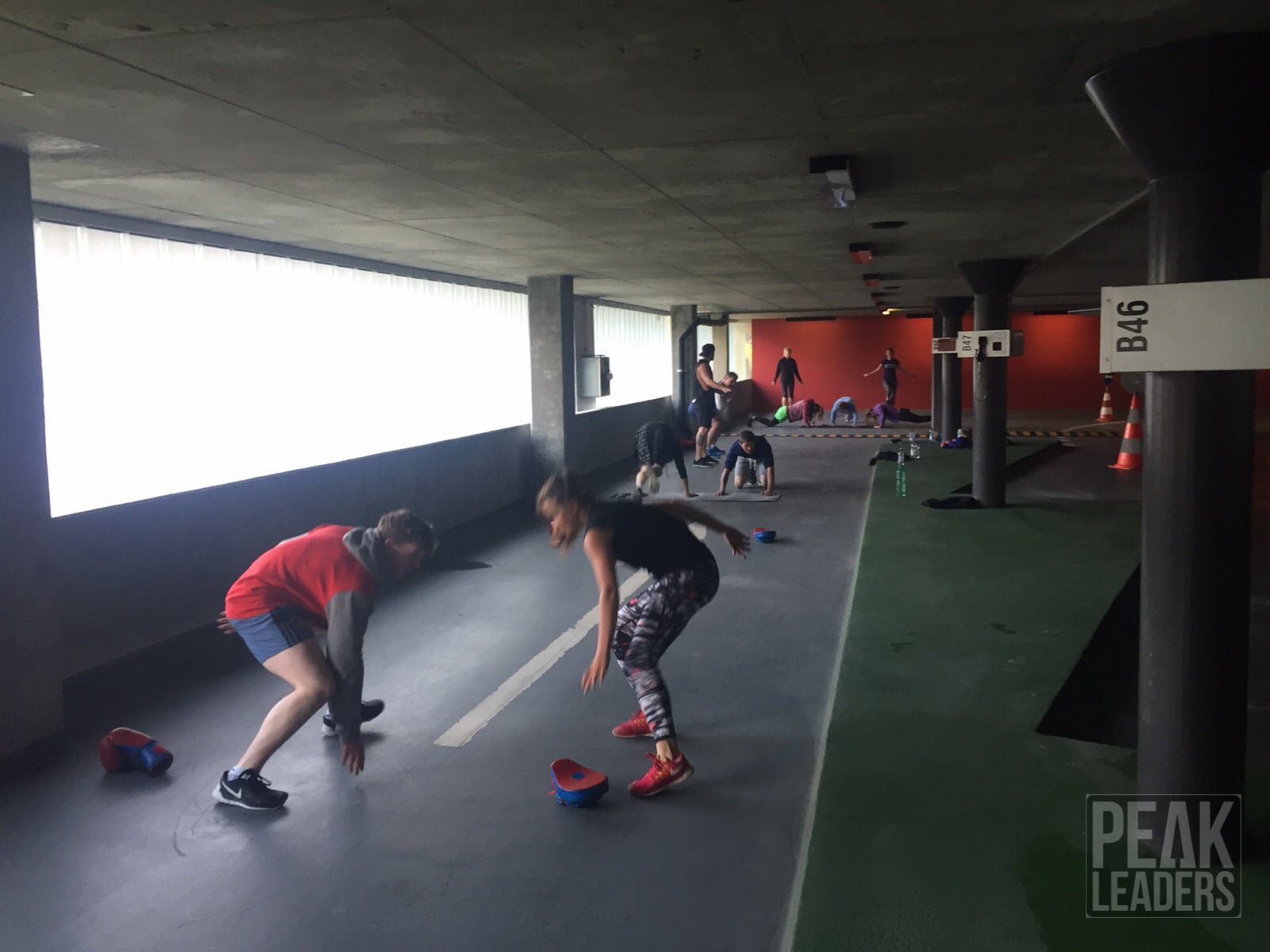 fitness sessions with trainer Jake during our Ski Instructor Course
