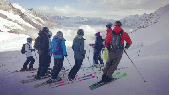 Saas Fee Ski Instructor Course Week 1
